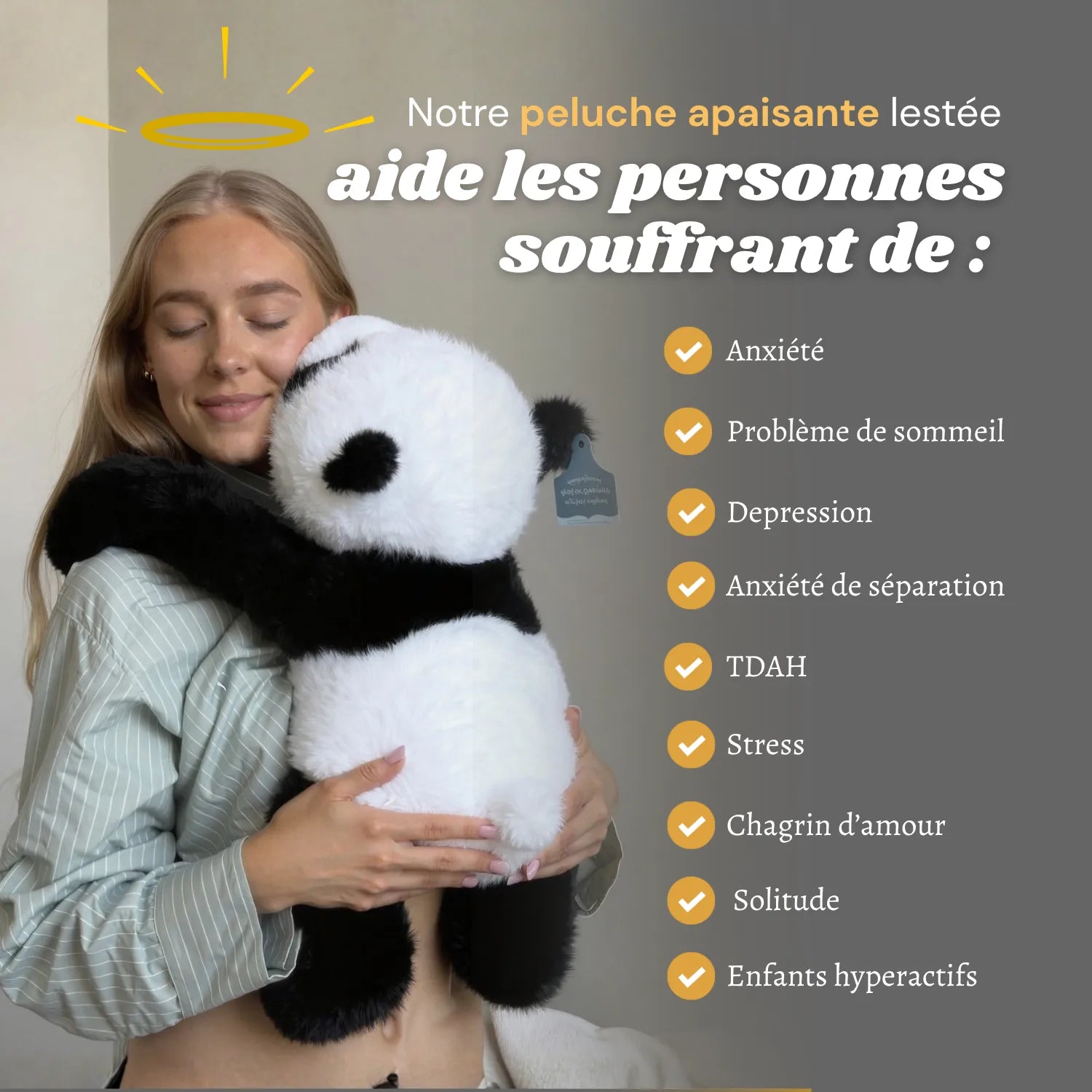 Lirvis-Peluche apaisante