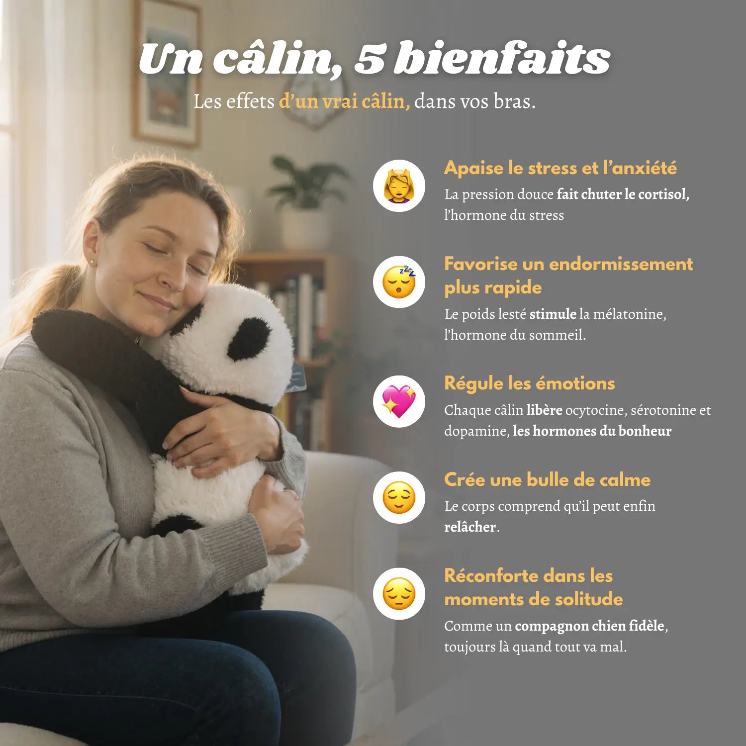 Lirvis-Peluche apaisante