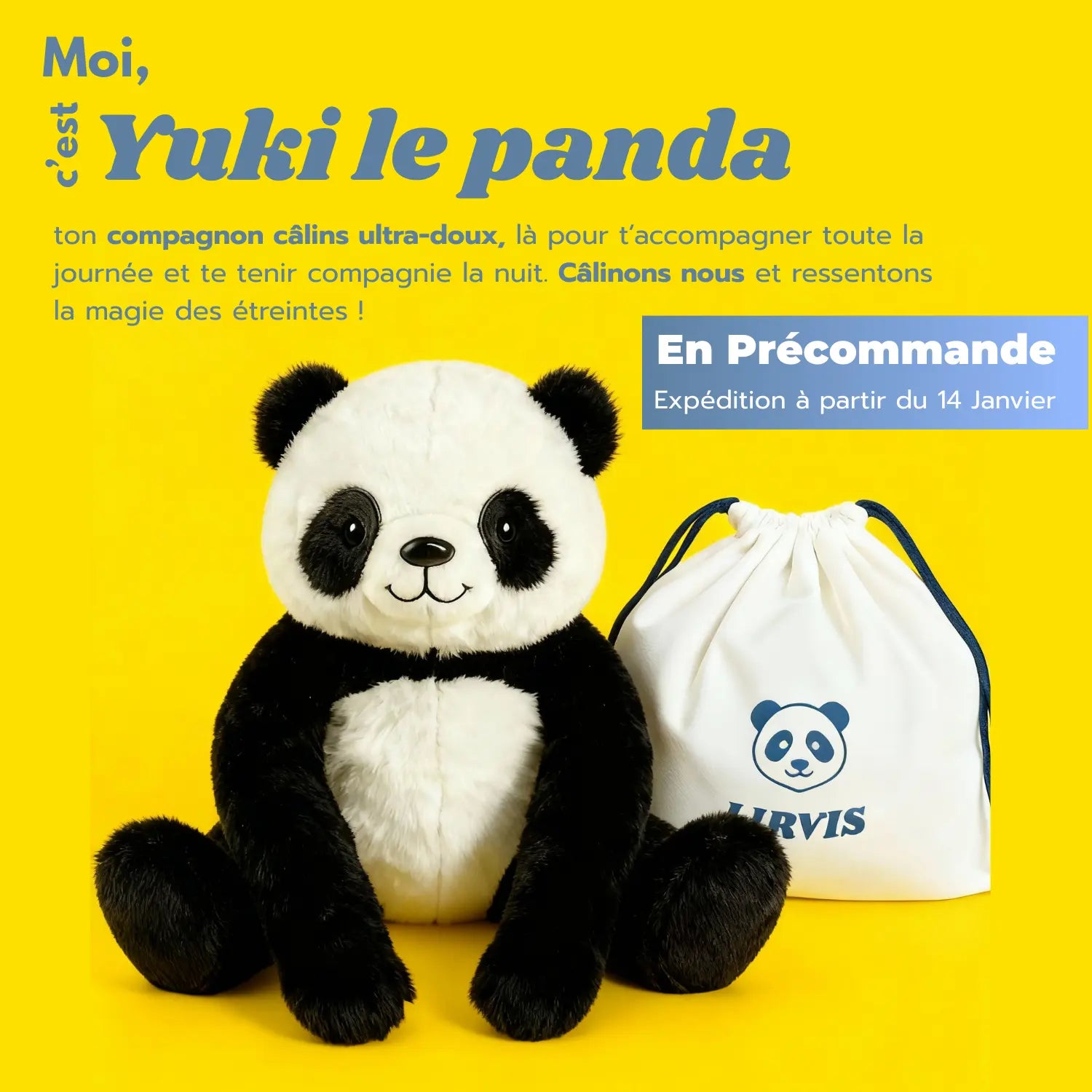 Lirvis-Peluche apaisante